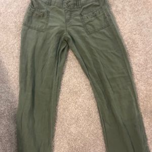 Green granoley pants
